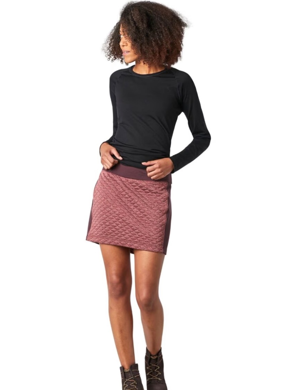 Smartwool Diamond Peak Quilted Skirt Merino Wool - M
